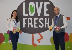 Aurélie Zogheib, Head of Global Brand Love Fresh with Anthony Gardiner Marketing Director at G's.
